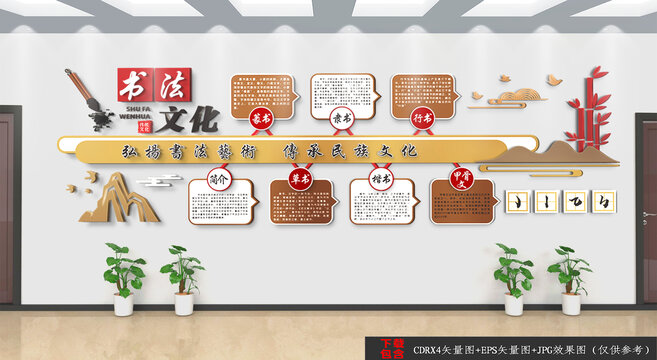 書法文化墻
