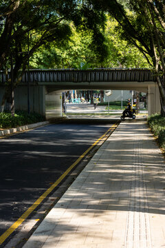 非高楼林立的普通深圳城市道路