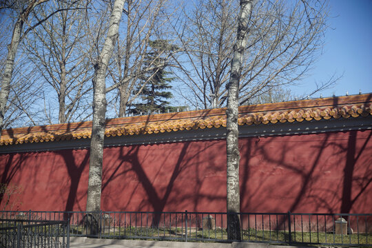 故宫红墙