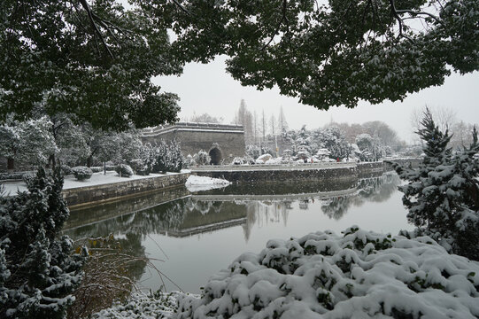 荆州小北门雪