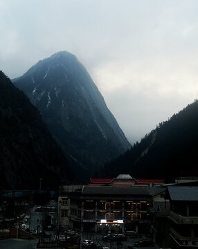 九寨沟山景