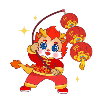 2024春節(jié)龍年挑燈籠