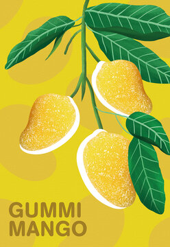 芒果橡皮糖海报