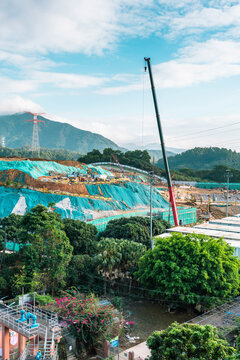 深圳水库建筑工地