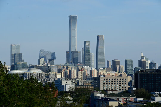 北京CBD大楼北京城市建筑风光