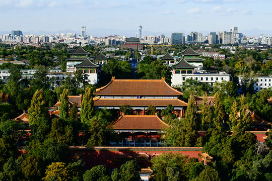 景山公园鼓楼大街鼓楼