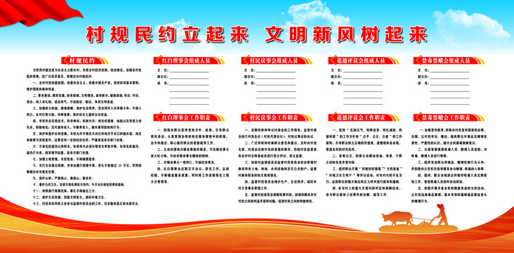 村規(guī)民約一約四會