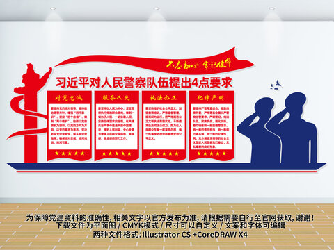 對(duì)人民警察隊(duì)伍提出4點(diǎn)要求