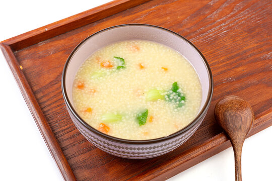 小米蔬菜粥