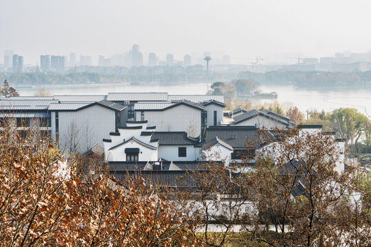 冬日嘉興城市風(fēng)光