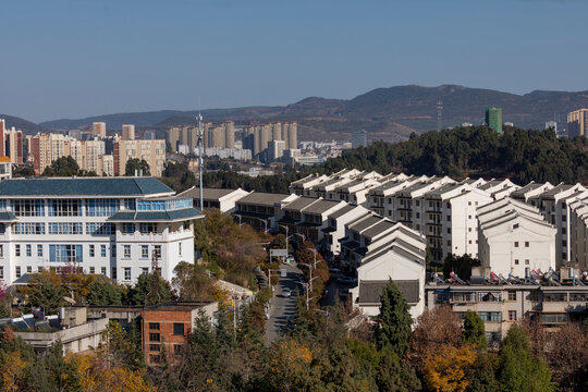 昆明呈贡区都市风景