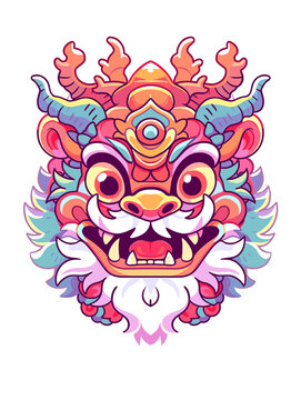五彩斑斕的龍