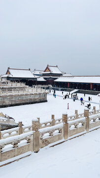 故宫紫禁城雪景