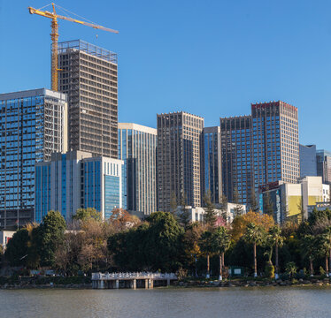 昆明呈贡区都市风景