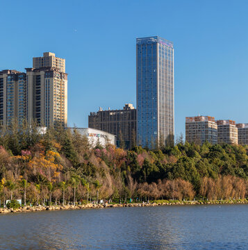 昆明呈贡区都市风景