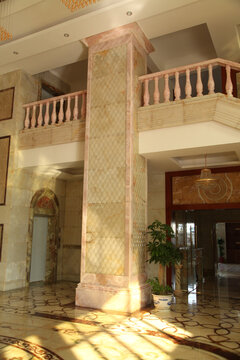酒店客厅大厅石材室内装饰
