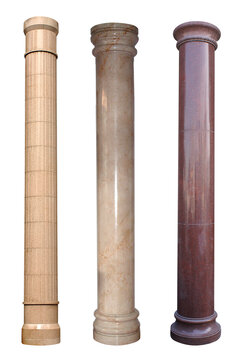 圆柱石材工艺柱子柱条罗马柱