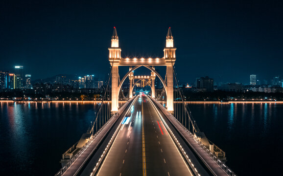 珠海白石桥夜景