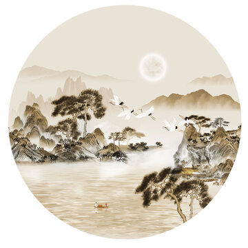 國畫山水