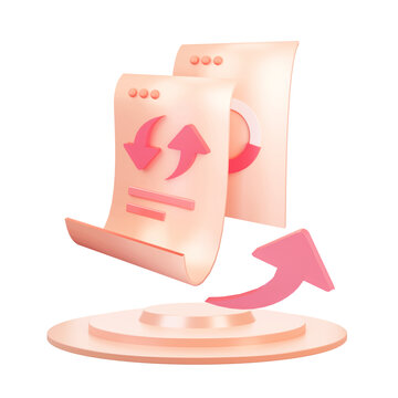 3D理財基金圖標元素