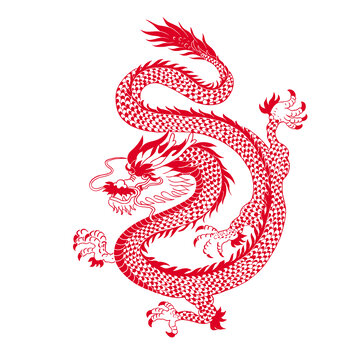 剪紙龍