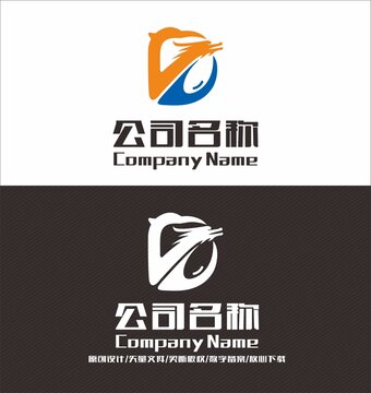 龍D字母LOGO