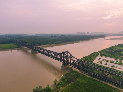 山东济南泺口黄河铁路桥