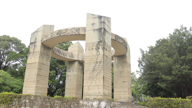 丹灶仙湖度假区天圆地方门