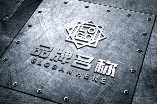 鋼板LOGO效果樣機(jī)