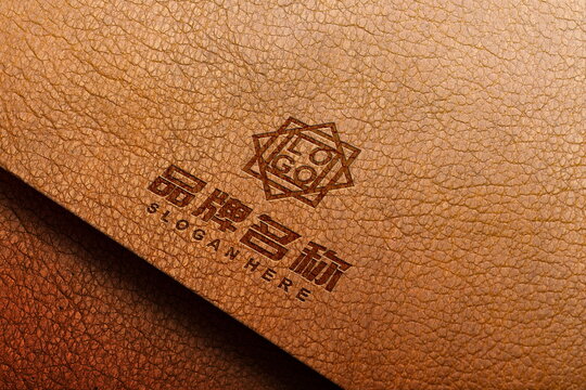 皮具效果LOGO樣機(jī)