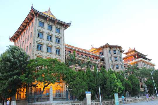 厦门集美嘉庚学村校园建筑风景