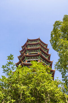 东阳南山寺万福塔