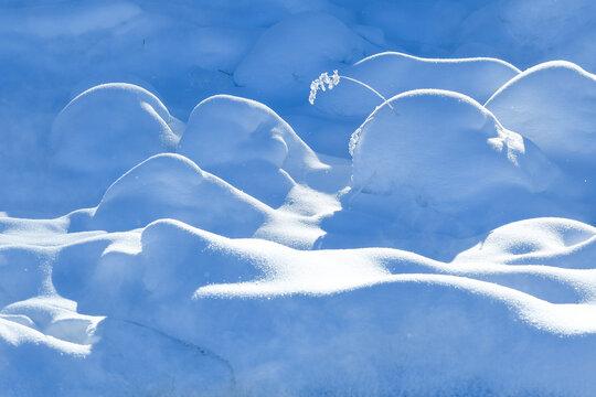 北方冬季雪景