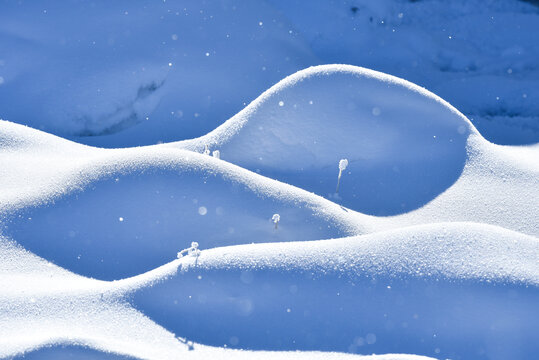 北方冬季雪景