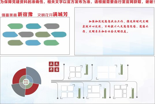 新时代走道文化墙