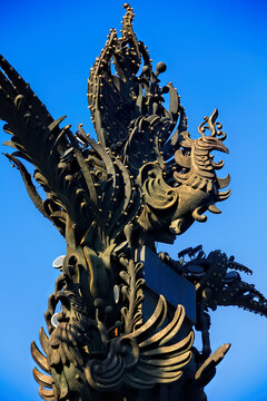 唐山南湖公园凤凰雕塑