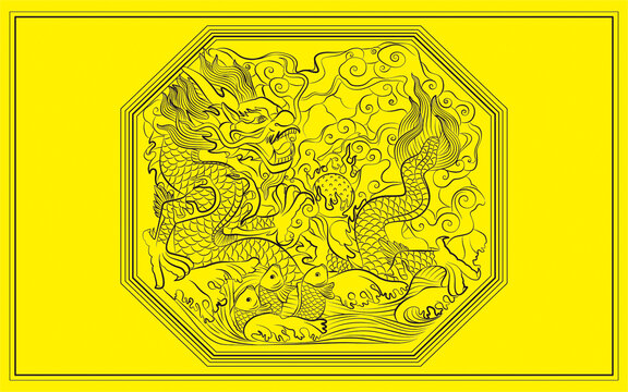 魚躍龍門傳統(tǒng)吉祥紋樣