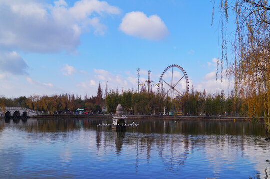 大观楼湖景