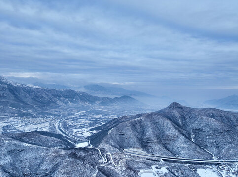 太行山雪雾