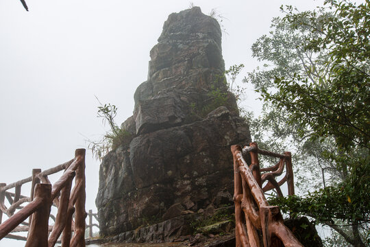 北帝山旅游景区山石