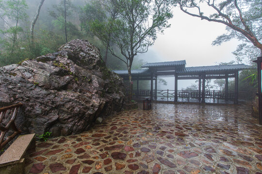 北帝山旅游景区观景平台