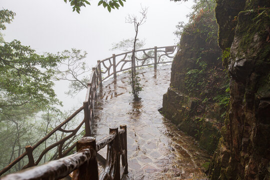 北帝山景区石桥山游览步道