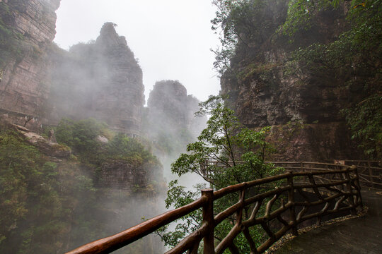 北帝山旅游景区仙人谷