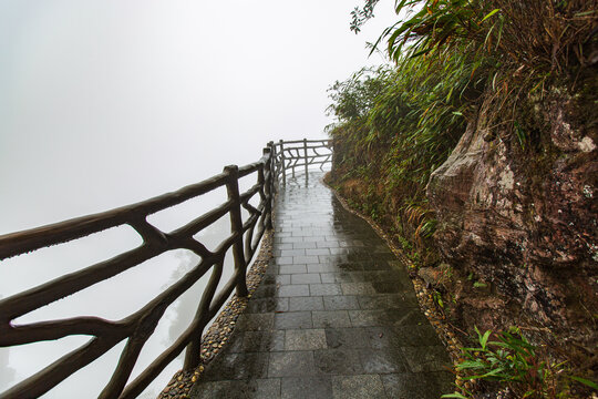 北帝山旅游风景区栈道