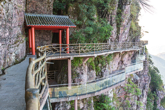 北帝山旅游风景区观光栈道