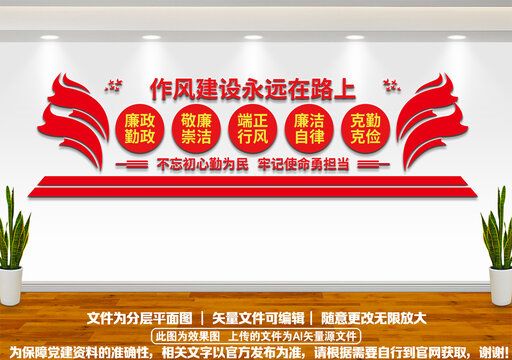 作風(fēng)建設(shè)文化墻