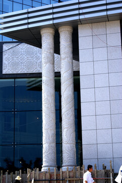 圆柱罗马柱石材建筑工程实例