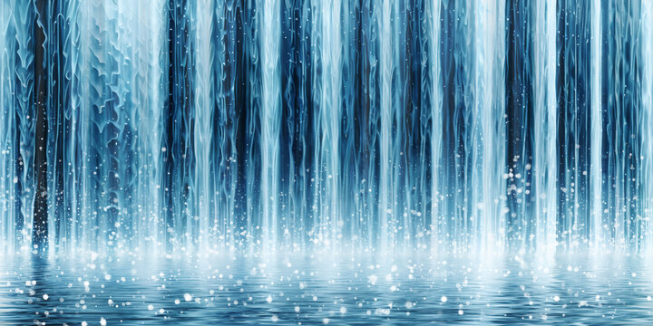 流水生財(cái)瀑布