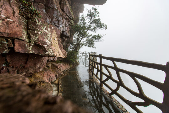 北帝山旅游风景区盘山路