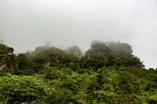 北帝山风景区云雾